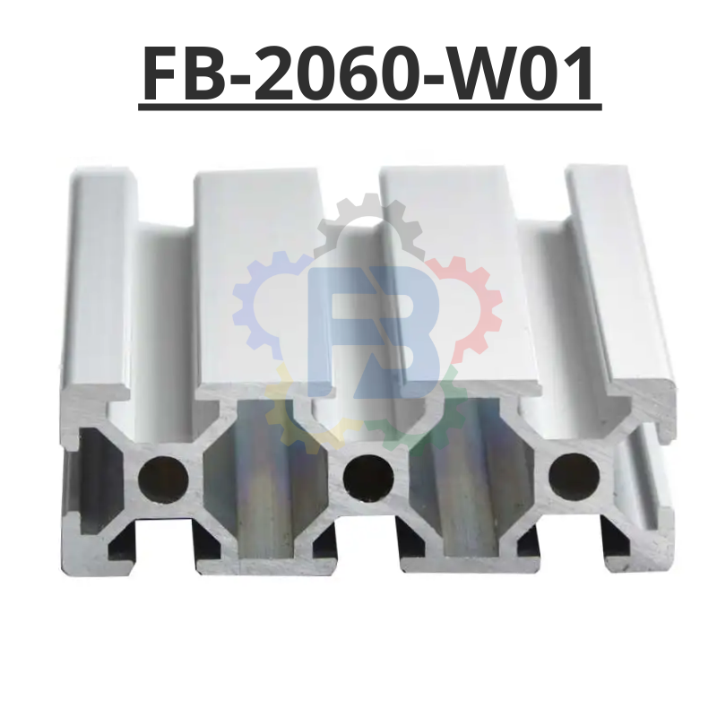 Thanh nhôm đình hình 20x60 trắng của FBT Inno