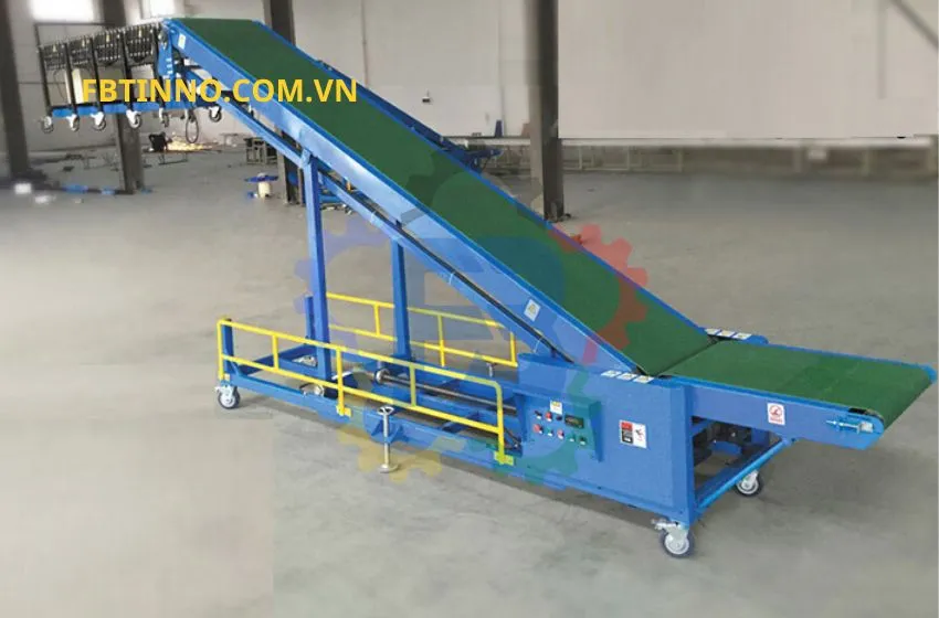 Băng tải PVC nhám caro do FBT Inno sản xuất thiết kế
