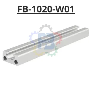 Nhôm đình hình 10x20 trắng
