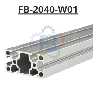 Thanh nhôm đình hình 20x20 trắng của FBT Inno
