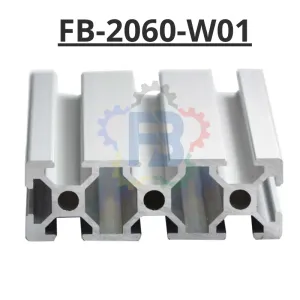 Thanh nhôm đình hình 20x60 trắng của FBT Inno