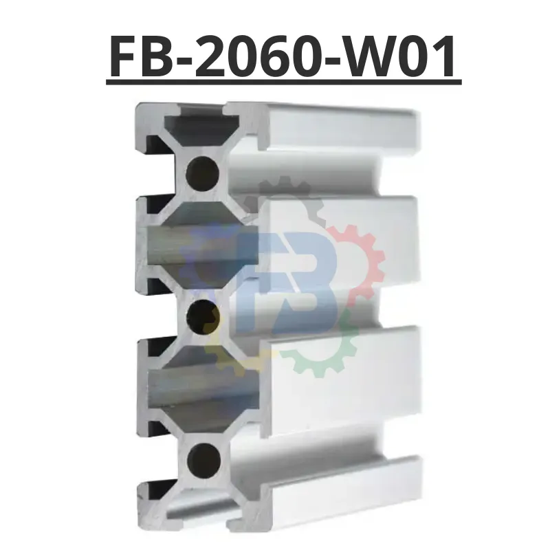 Thanh nhôm đình hình 20x60 trắng của FBT Inno