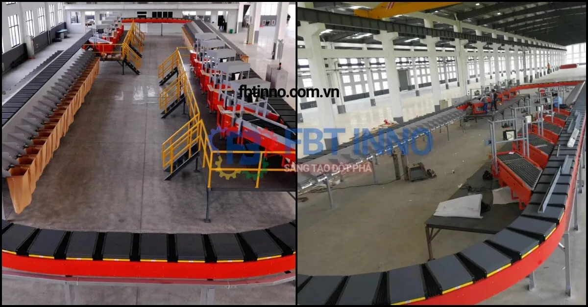 Hệ thống băng chuyền tự động FBT sản xuất