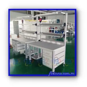 Bàn thao tác nhôm định hình 4