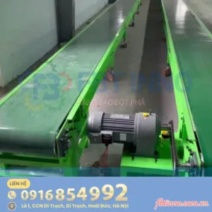 Băng tải hút lề - băng tải chuyển rác